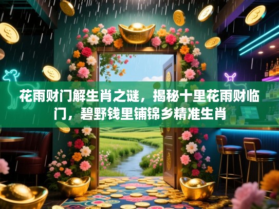 花雨财门解生肖之谜，揭秘十里花雨财临门，碧野钱里铺锦乡精准生肖