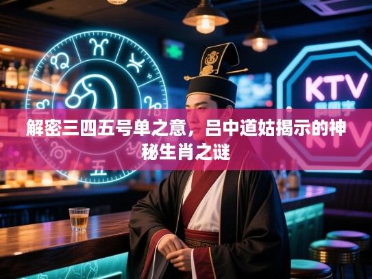 解密三四五号单之意，吕中道姑揭示的神秘生肖之谜