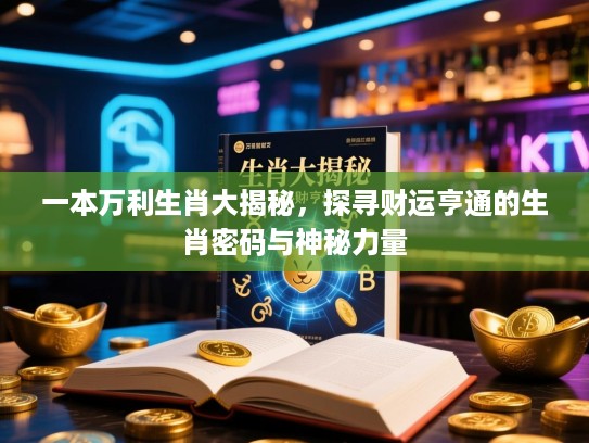 一本万利生肖大揭秘，探寻财运亨通的生肖密码与神秘力量