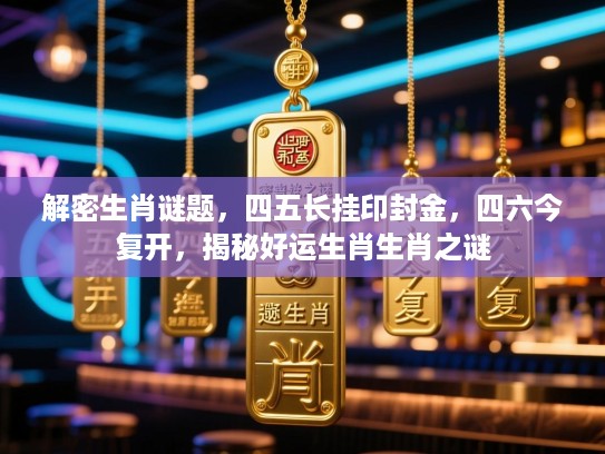 解密生肖谜题，四五长挂印封金，四六今复开，揭秘好运生肖生肖之谜