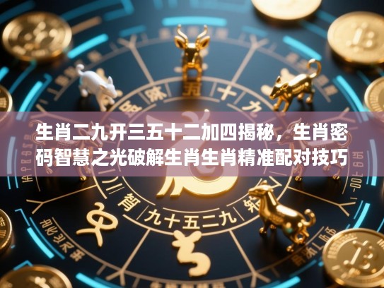 生肖二九开三五十二加四揭秘,生肖密码智慧之光破解生肖生肖精准配对技巧 生肖二九开三五十二加四揭秘,生肖密码智慧之光破解生肖生肖精准配对技巧