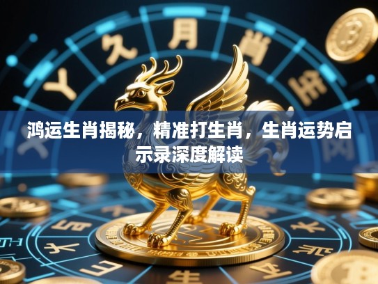 鸿运生肖揭秘,精准打生肖,生肖运势启示录深度解读 鸿运生肖揭秘,精准打生肖,生肖运势启示录深度解读