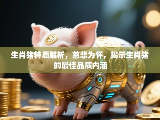 生肖猪特质解析，慈悲为怀，揭示生肖猪的最佳品质内涵